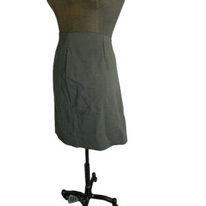 J. Jill Size XL STRETCH Knit  DArk Taupe Classic Skirt